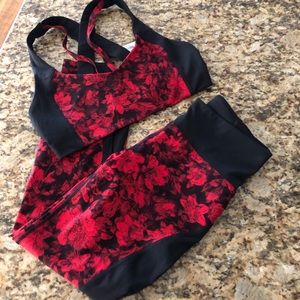 Sweat Times Lululemon Leggings and Sports Bra Set